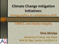 Climate Change mitigation Initiatives: Energy policy in compliance with UNFCC and Kyoto targets
