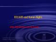 HIVAIDS and Human Rights