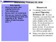 Wednesday, February 20, 2008