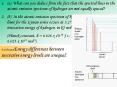 aWhat can you deduce from the fact that the spectral lines in the atomic emission spectrum of hydrog