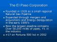 The El Paso Corporation
