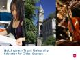 Nottingham Trent University Education for Global Success