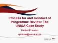 Programme Level Review as a Tool for Constructing the Differentiated Curriculum in emerging Comprehe