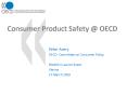 Consumer Product Safety OECD