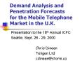 Demand Analysis and Penetration Forecasts for the Mobile Telephone Market in the U'K'