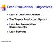 Lean Production Defined
