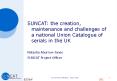 SUNCAT: the creation, maintenance and challenges of a national Union Catalogue of serials in the UK