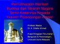 Pemuliharaan Warisan Budaya dan Sejarah Negara Serta Kesannya Kepada Industri Pelancongan Negeri