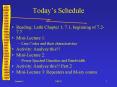 Todays Schedule