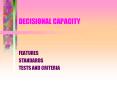 DECISIONAL CAPACITY