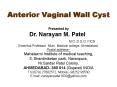 Anterior Vaginal Wall Cyst