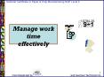 Manage work time effectively