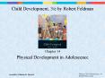 Physical Development in Adolescence