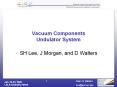 Vacuum Components Undulator System
