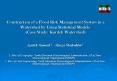 Construction of a Flood Risk Management System in a Watershed by Using Statistical Models Case Study