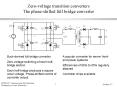 Zerovoltage transition converters The phaseshifted full bridge converter