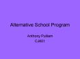 Alternative School Program