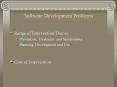 Software Development Problems