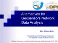 Alternatives for Geosensors Network Data Analysis