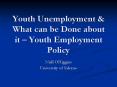 Youth Unemployment