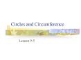 Circles and Circumference