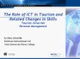 The Role of ICT in Tourism and Related Changes in Skills Tourism Value Net Revenue Management
