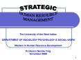 The University of the West Indies DEPARTMENT OF SOCIOLOGY PSYCHOLOGY