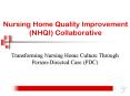 Nursing Home Quality Improvement NHQI Collaborative