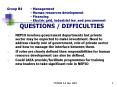 Group B4 Management Human resources development Financing Electric grid, industrial inv' and procure