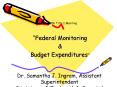 Federal Monitoring