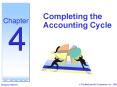 Completing the Accounting Cycle