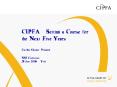 CIPFA Setting a Course for the Next Five Years