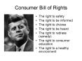 Consumer Bill of Rights