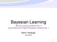 Bayesian Learning