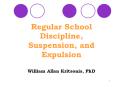 William Kritsonis, School Law, Ch 8 Suspension, Expulsion