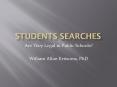 William Kritsonis, School Law, Ch 9 Student Searches Drugs