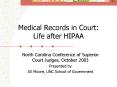 Medical Records in Court: Life after HIPAA