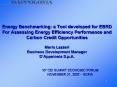 Energy Benchmarking: a Tool developed for EBRD For Assessing Energy Efficiency Performance and Carbo