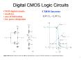 Figure 10'4 a The CMOS inverter and b its representation as a pair of switches operated in a complem