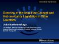 Overview of the Bona Fide Concept and Antiavoidance Legislation in Other Countries