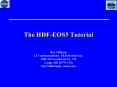 The HDFEOS5 Tutorial