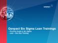 Genpact Six Sigma Lean Trainings
