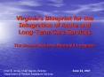 Virginias Blueprint for the Integration of Acute and LongTerm Care Services The Second National Medi
