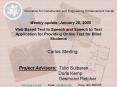 Web Based Text to Speech and Speech to Text Application for Providing Online Test for Blind Students