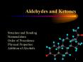 Aldehydes and Ketones