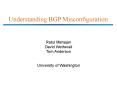 Understanding BGP Misconfiguration