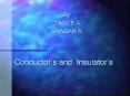 Conductors and Insulators