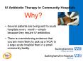 IV Antibiotic Therapy in Community Hospitals