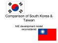 Comparison of South Korea