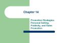 Promotion Strategies: Personal Selling, Publicity, and Sales Promotion